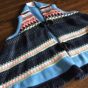 🦋3 for $10🦋 Boho Fair isle vest